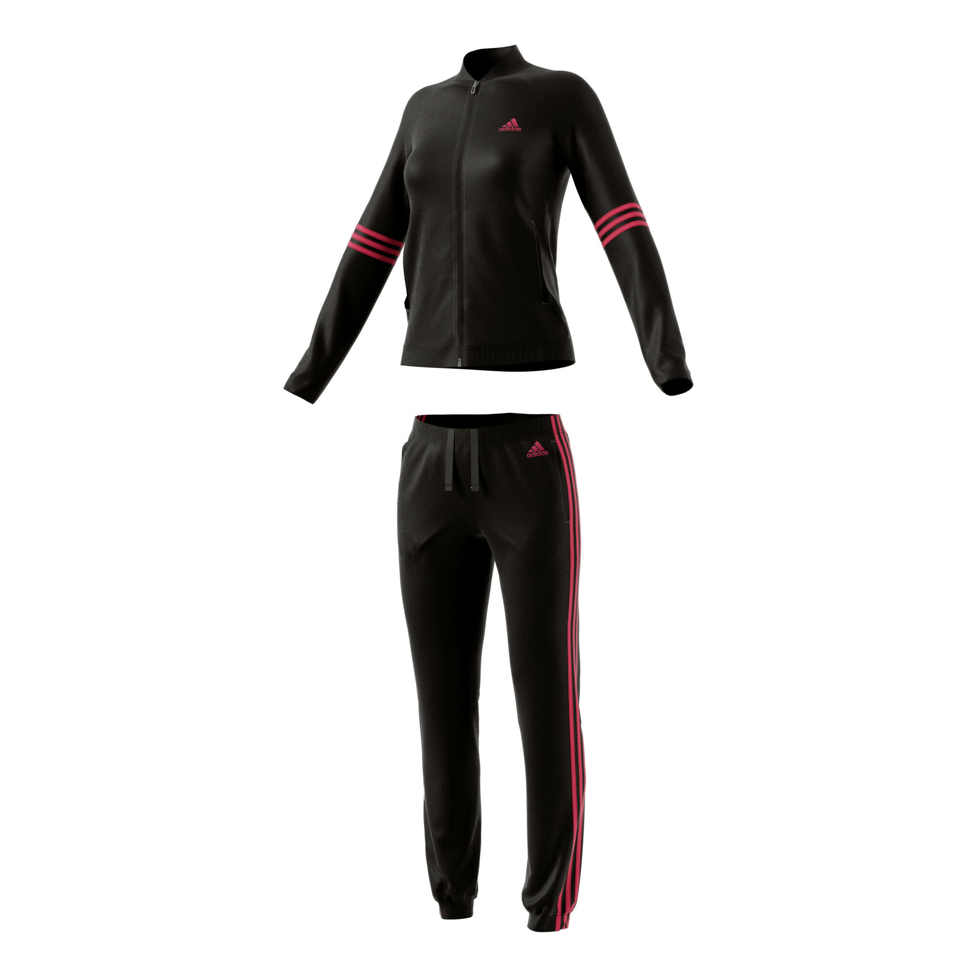 adidas Cosy Trainingsanzug Damen - Schwarz, Pink online ...